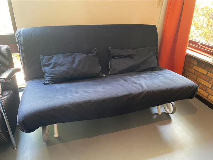 IKEA Ps bedbank/slaapbank, Huis en Inrichting, Slaapkamer | Slaapbanken, Zo goed als nieuw, 160 cm, 210 cm, Tweepersoons, Overige kleuren