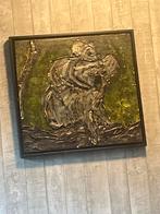Koala Schilderij - Uniek Kunstwerk Ingelijst - Groene Achter, Ophalen of Verzenden
