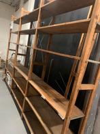 Solide houten Stellingkast / magazijnkast, Huis en Inrichting, Kasten | Stellingkasten, Ophalen of Verzenden, Zo goed als nieuw