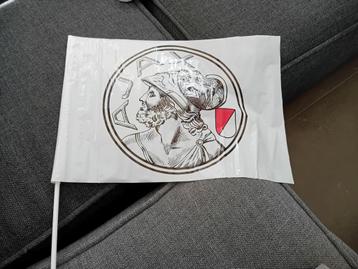Ajax vlaggetjes oa Champions League Finales + oude logo  beschikbaar voor biedingen