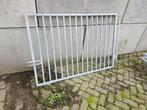 2 gegalvaniseerde poorten Afmeting Lang 1.55 meter Hoog 1.05, Tuin en Terras, Ophalen, Minder dan 100 cm, Zo goed als nieuw, Draaipoort
