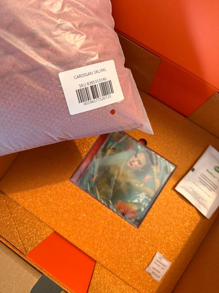 Taylor Swift TLOAS Cardigan 3xl/4xl Box Set, Kleding | Dames, Truien en Vesten, Nieuw, Maat 46/48 (XL) of groter, Oranje, Ophalen of Verzenden