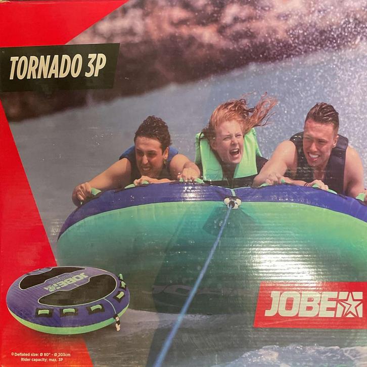 Tornado Towable 3 persoons ( ook 2 pers leverbaar), Watersport en Boten, Waterski's, Nieuw, Funband of Funtube, Ophalen of Verzenden