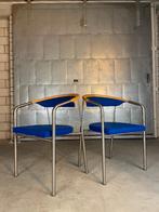 2X Henrik Tengler Chairman Chair Voor Hansen & Sorensen, Ophalen, Gebruikt, Twee, Blauw