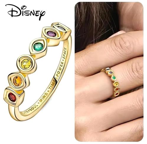 Disney Avengers Ring | 925 Zilver Verguld, Sieraden, Tassen en Uiterlijk, Ringen, Nieuw, Dame, Zilver, Zilver, Met strass, Verzenden