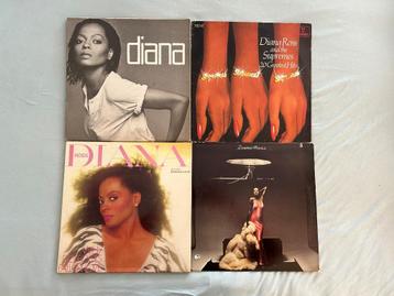 4 LP's Diana Ross (ook per stuk te koop) beschikbaar voor biedingen
