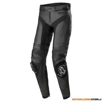 Alpinestars MISSILE V3 LEATHER PANTS LONG, Zwart beschikbaar voor biedingen