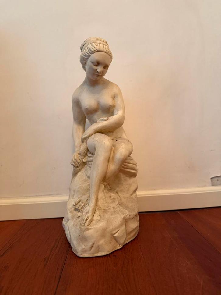 Set van 2 Klassieke Gipsen Beelden Stijl: Grieks en Romeins, Antiek en Kunst, Kunst | Beelden en Houtsnijwerken, Ophalen