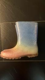 Regenlaarzen regenboog met glitters en lichtjes maat 33, Ophalen, Meisje, Laarzen, Zo goed als nieuw