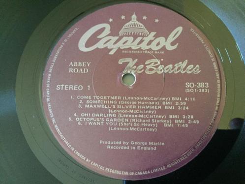 MINT LP ABBEY ROAD THE BEATLES CANADA Capitol Records ‎– SO-, Cd's en Dvd's, Vinyl | Pop, Zo goed als nieuw, 1960 tot 1980, Verzenden