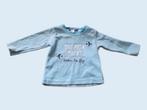 LUPILU blauw badstoffen longsleeve maat 74/80 ~ MP3032, Kinderen en Baby's, Babykleding | Maat 74, Ophalen of Verzenden, Zo goed als nieuw