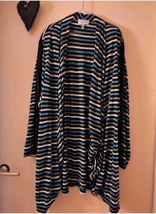 Chalou - streepvest - maat 54/56, Kleding | Dames, Grote Maten, Zo goed als nieuw, Trui of Vest, Blauw, Verzenden