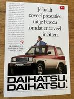Daihatsu Feroza originele advertentie, Ophalen of Verzenden, Gelezen, Overige merken