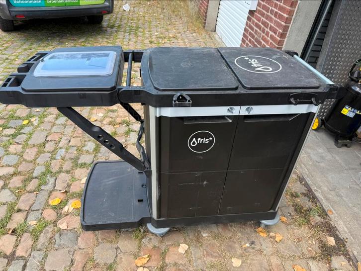 Schoonmaak werkwagen, Huis en Inrichting, Schoonmaakartikelen, Dweilemmer, -bak, of -wagen, Ophalen