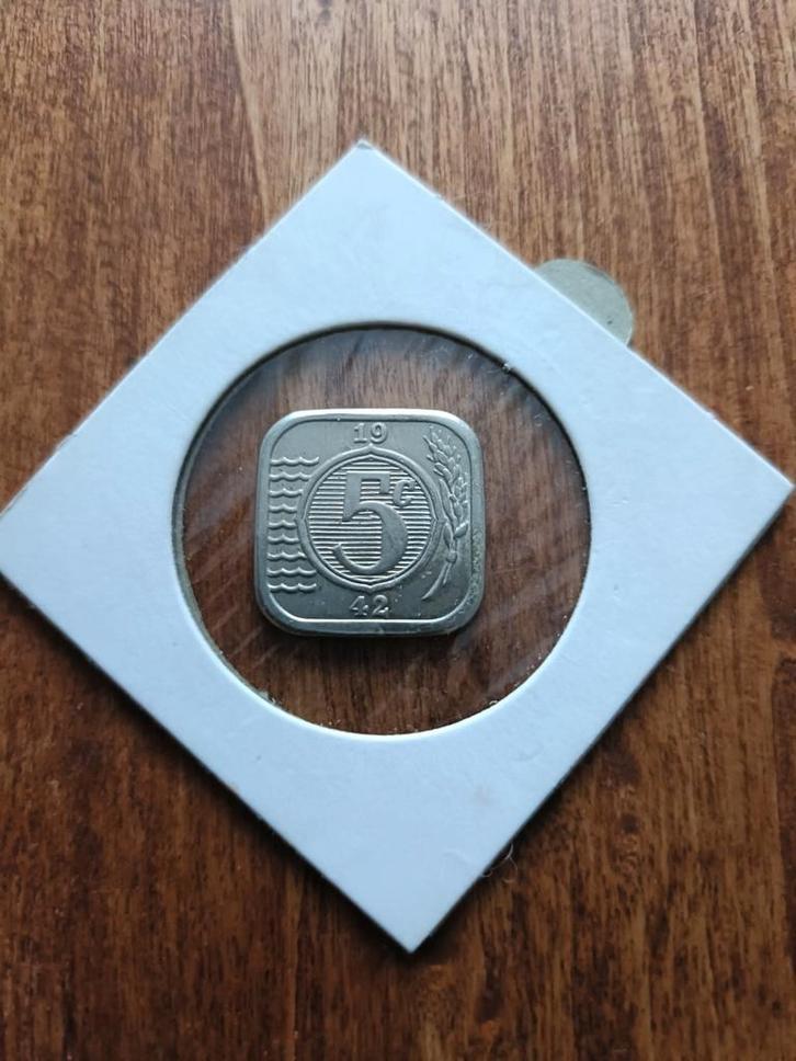 5 Cent 1942, Postzegels en Munten, Munten | Nederland, Ophalen of Verzenden