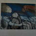 Kleuren ets Ria Zurne, Antiek en Kunst, Ophalen of Verzenden