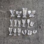 Servies wijnglas schalen thee glazen miniatuur nieuw 1:12, Nieuw, Decoratie, Ophalen of Verzenden