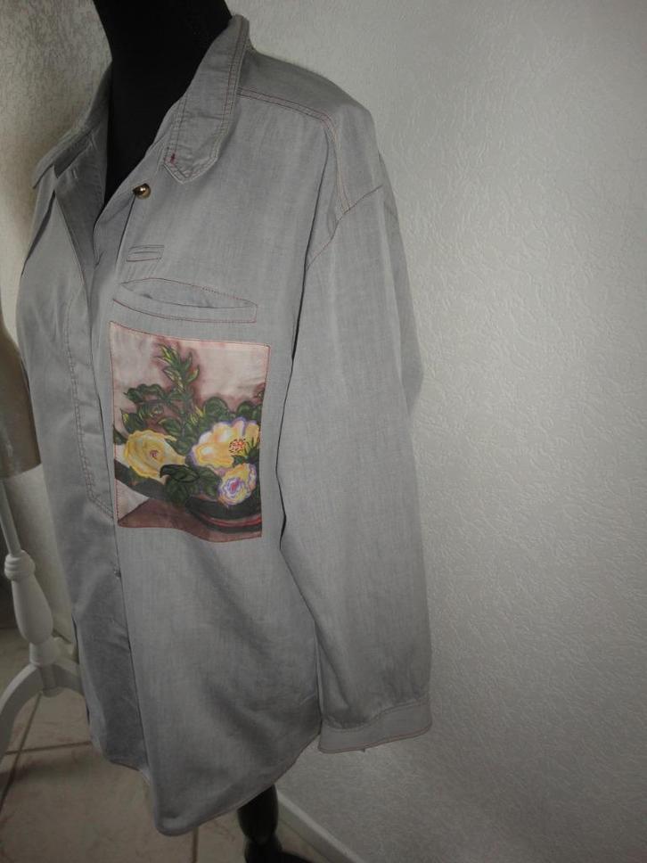 Tru maat 46 oksel tot oksel 60 cm, Kleding | Dames, Blouses en Tunieken, Zo goed als nieuw, Maat 46/48 (XL) of groter, Overige kleuren