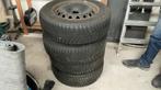 Winterbanden met wieldoppen, Auto-onderdelen, Banden en Velgen, Ophalen, Gebruikt, 15 inch, Banden en Velgen
