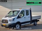 Ford Transit 105pk Open Laadbak Dubbel Cabine Euro6 Trekhaak, Stof, Euro 6, 4 cilinders, 7 stoelen
