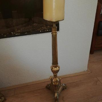 Koperen Kerk Kandelaar € 35,00 Mooi voor KERST beschikbaar voor biedingen