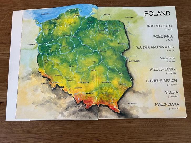 Prachtig NIEUW boek over Polen met erg mooie foto's!, Boeken, Atlassen en Landkaarten, Nieuw, Landkaart, Europa Overig, 1800 tot 2000