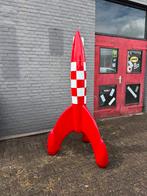 Groot Kuifje raket reclame beeld XL, Ophalen, Gebruikt, Beeldje of Figuurtje, .