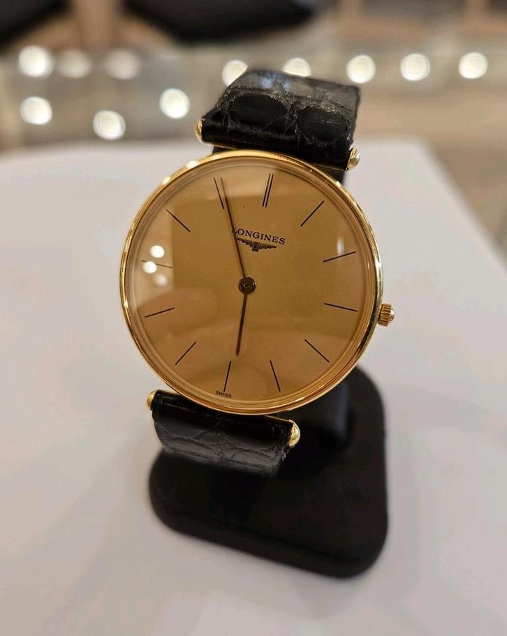 18 karaats Longines La Grande Classique de Longines horloge, Sieraden, Tassen en Uiterlijk, Horloges | Heren, Zo goed als nieuw