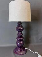 Leuke retro paarse schemerlamp lamp, Huis en Inrichting, Lampen | Tafellampen, Ophalen of Verzenden