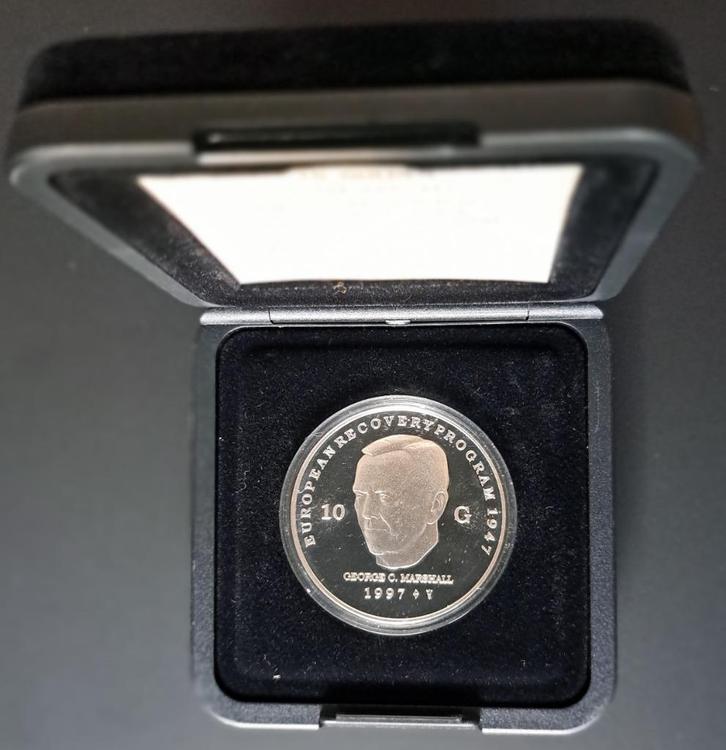 Zilveren 10 gulden 1997 PROOF, Postzegels en Munten, Munten | Nederland, 10 gulden, Koningin Beatrix, Zilver, Ophalen of Verzenden