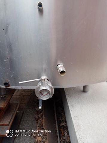 RVS Melktank 4000L - Dubbelwandig, Geïsoleerd beschikbaar voor biedingen