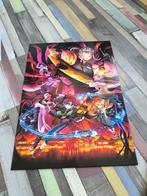 Demon slayer displate plaat, Verzamelen, Posters, Rechthoekig Staand, Deurposter of groter, Ophalen of Verzenden, Zo goed als nieuw