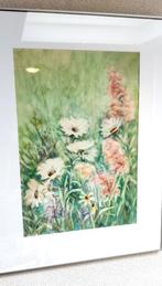 Weidebloemen aquarel, Antiek en Kunst, Kunst | Schilderijen | Klassiek, Ophalen