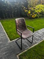 Set van 6 eetkamerstoelen mxsofa, Huis en Inrichting, Stoelen, Ophalen, Gebruikt, Bruin, Stof