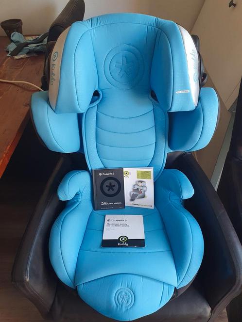 Kiddy Cruiserfix 3 blauw / roze (beter dan maxi-cosi), Kinderen en Baby's, Autostoeltjes, Zo goed als nieuw, Overige merken, 15 t/m 36 kg