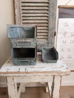 Toffe zinken stapelbakjes of magazijn bakjes, Ophalen of Verzenden