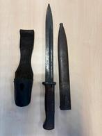 WW2 Duitse Bajonet met Riemhouder, Mes of Dolk, NB, Ophalen of Verzenden, Duitsland
