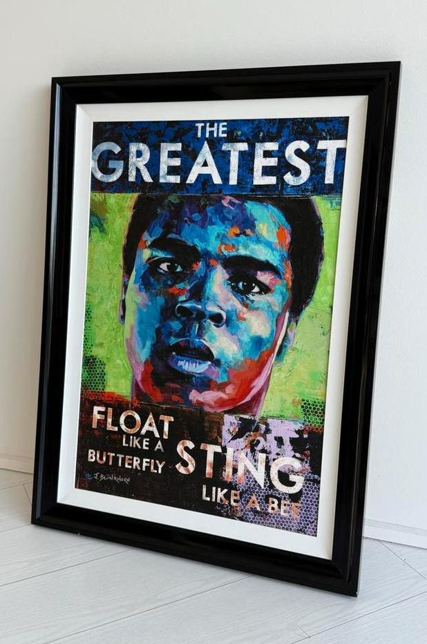 James Blinkhorn Limited Edition Schilderij Muhammad Ali, Antiek en Kunst, Kunst | Schilderijen | Klassiek, Ophalen of Verzenden