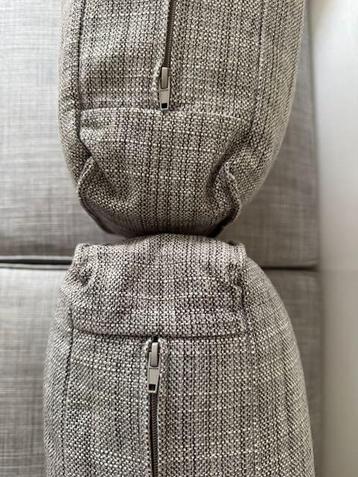 Kivik 3 zits bank Lichtgrijs + hocker voetenbank opbergbak - afbeelding 10