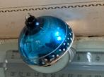 Grote Ajeko kerstbal - blauw zilver met stippen, Antiek en Kunst, Curiosa en Brocante, Ophalen of Verzenden