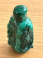Antique Chinese Malachite Snuff Bottle, Ophalen of Verzenden