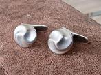Trigoon design 925 zilver manchetknopen Scandinavisch, Ophalen of Verzenden, Zo goed als nieuw, Zilver