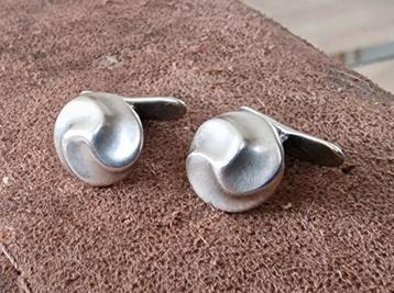 Trigoon design 925 zilver manchetknopen Scandinavisch  beschikbaar voor biedingen