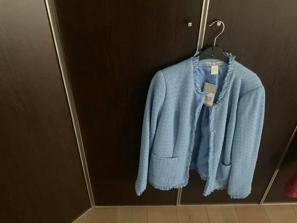 Lichtblauwe Ashley Brooke Jasje - Maat 44, Blauw, Maat 42/44 (L), Ophalen of Verzenden, Zo goed als nieuw