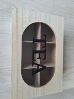 Theedoos met glazen deksel, Minder dan 50 cm, Glas, Minder dan 50 cm, Ophalen of Verzenden