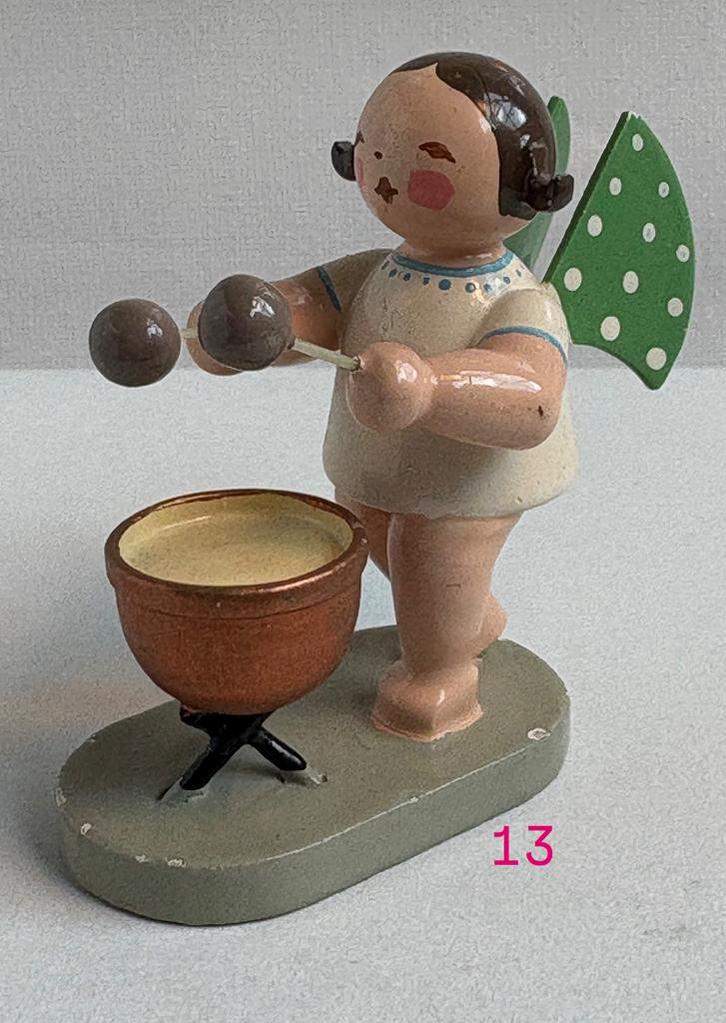 Wendt & Kuhn nr 13 engeltje met 11 stippen slagwerk, Antiek en Kunst, Antiek | Overige Antiek, Ophalen