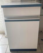 Keukenkastje keuken kastje met lade formica wit blauw, Ophalen, Gebruikt, Wit, Overige typen
