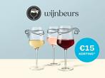 Wijnbeurs. € 15 kortingsvoucher, Drie personen of meer, Kortingsbon