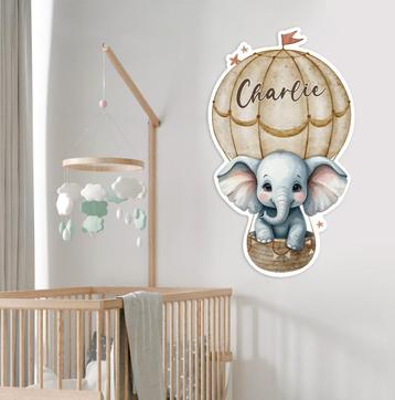 Nieuw,! Baby muurbord – 80 cm – met of zonder naam beschikbaar voor biedingen