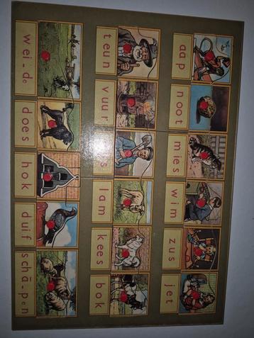 Oud Aap-Noot-Mies Puzzelbord beschikbaar voor biedingen
